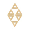 214781  </br> PAQUETE - TRIANGULO PERFORADO