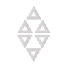 214782 </br> PAQUETE - TRIANGULO PERFORADO