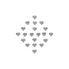 224327  </BR> PAQUETE MINI CORAZÓN